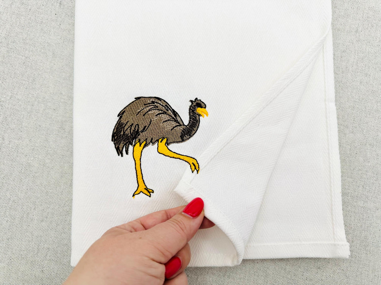 Funny Playing Ostrich ITH
