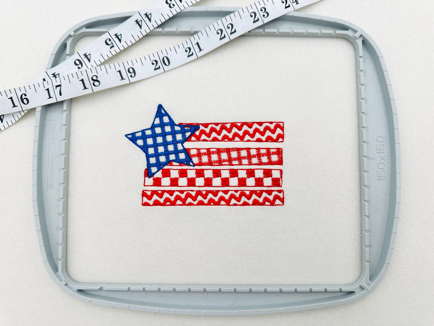 Patchwork US Flag