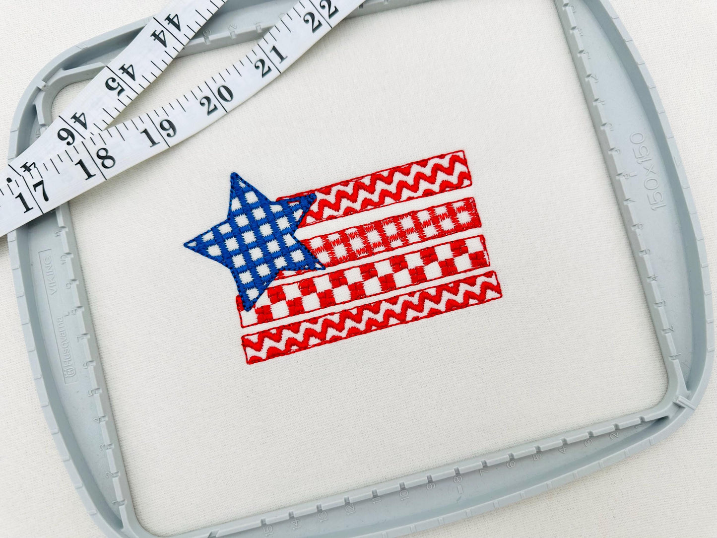 Patchwork US Flag
