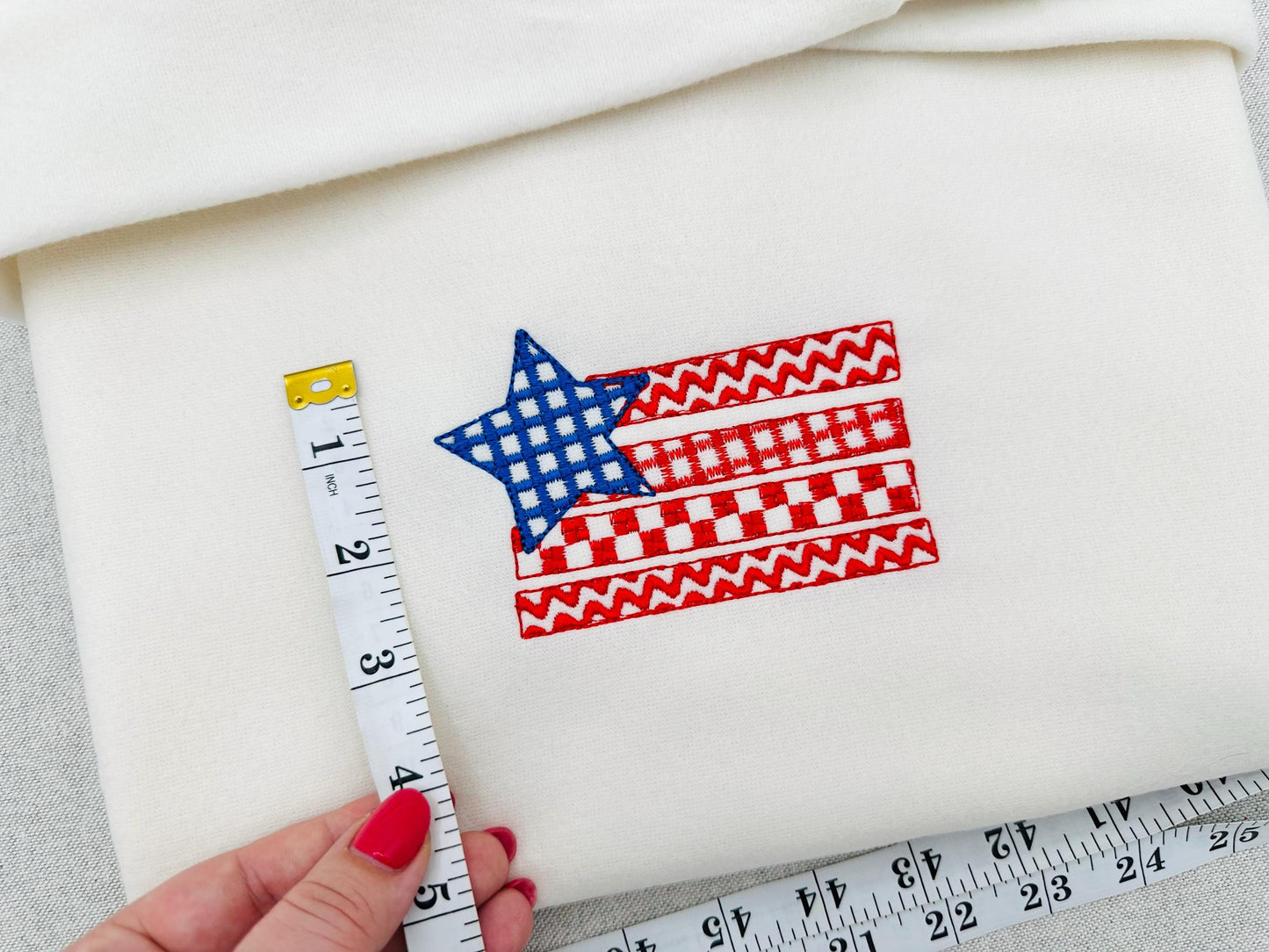 Patchwork US Flag