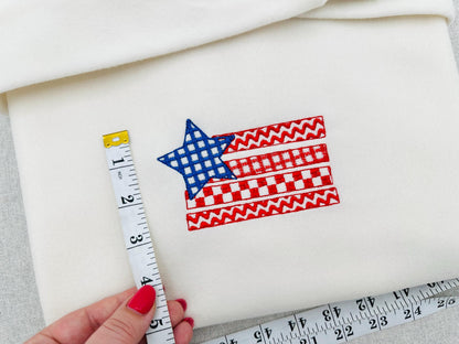 Patchwork US Flag