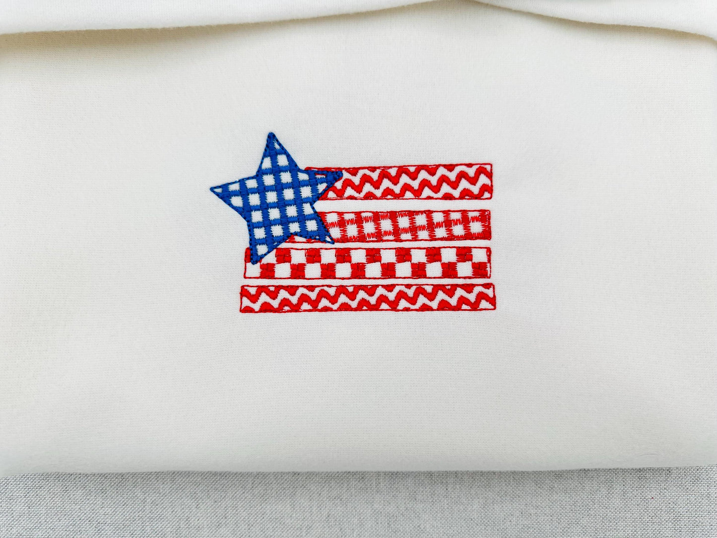 Patchwork US Flag