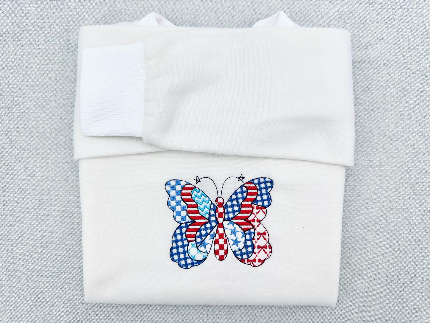 Patriotic Patchwork Butterfly