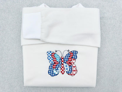 Patriotic Patchwork Butterfly