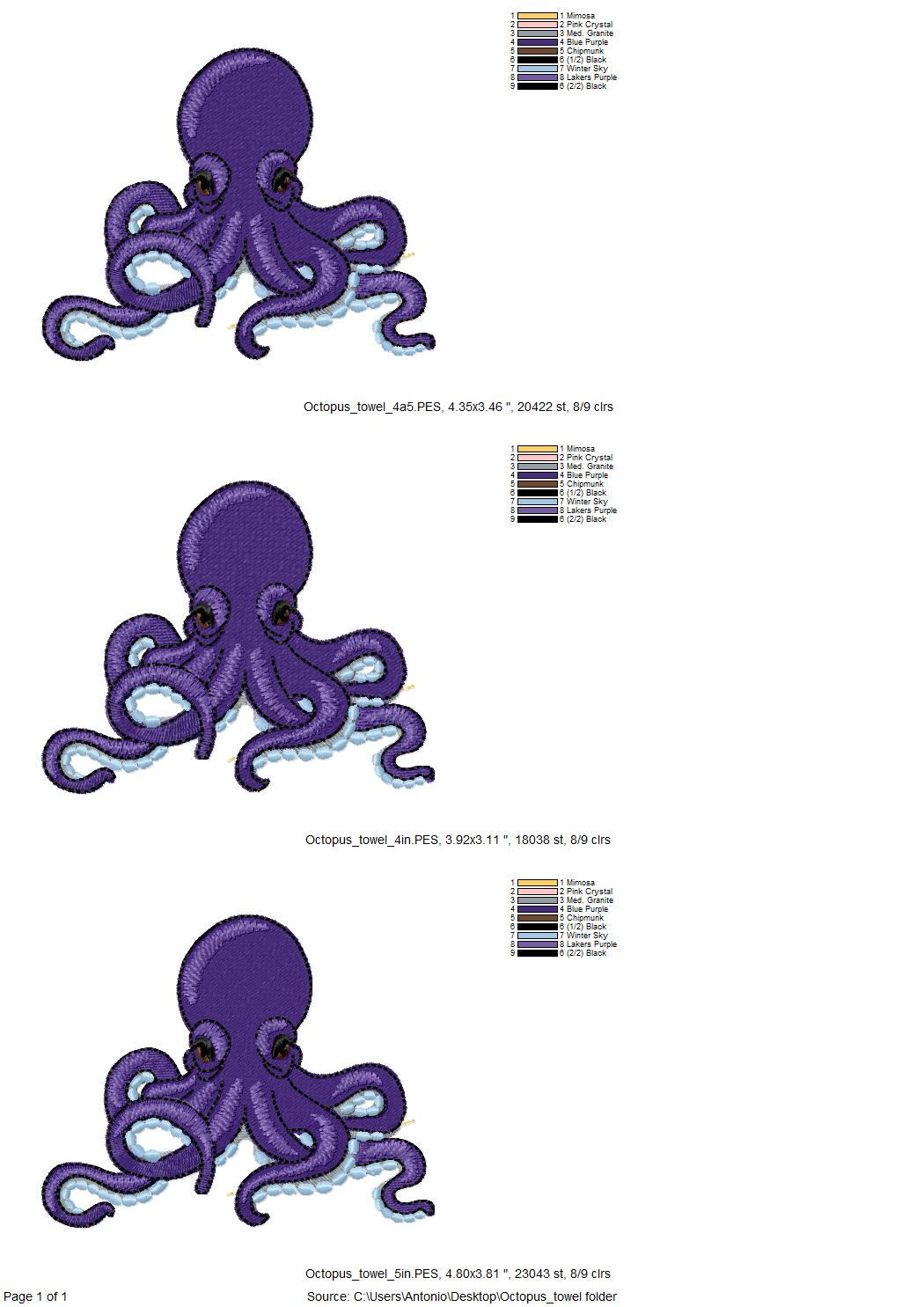 Naughty Octopus ITH