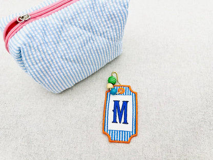 Old-fashioned Bag Tag Charm