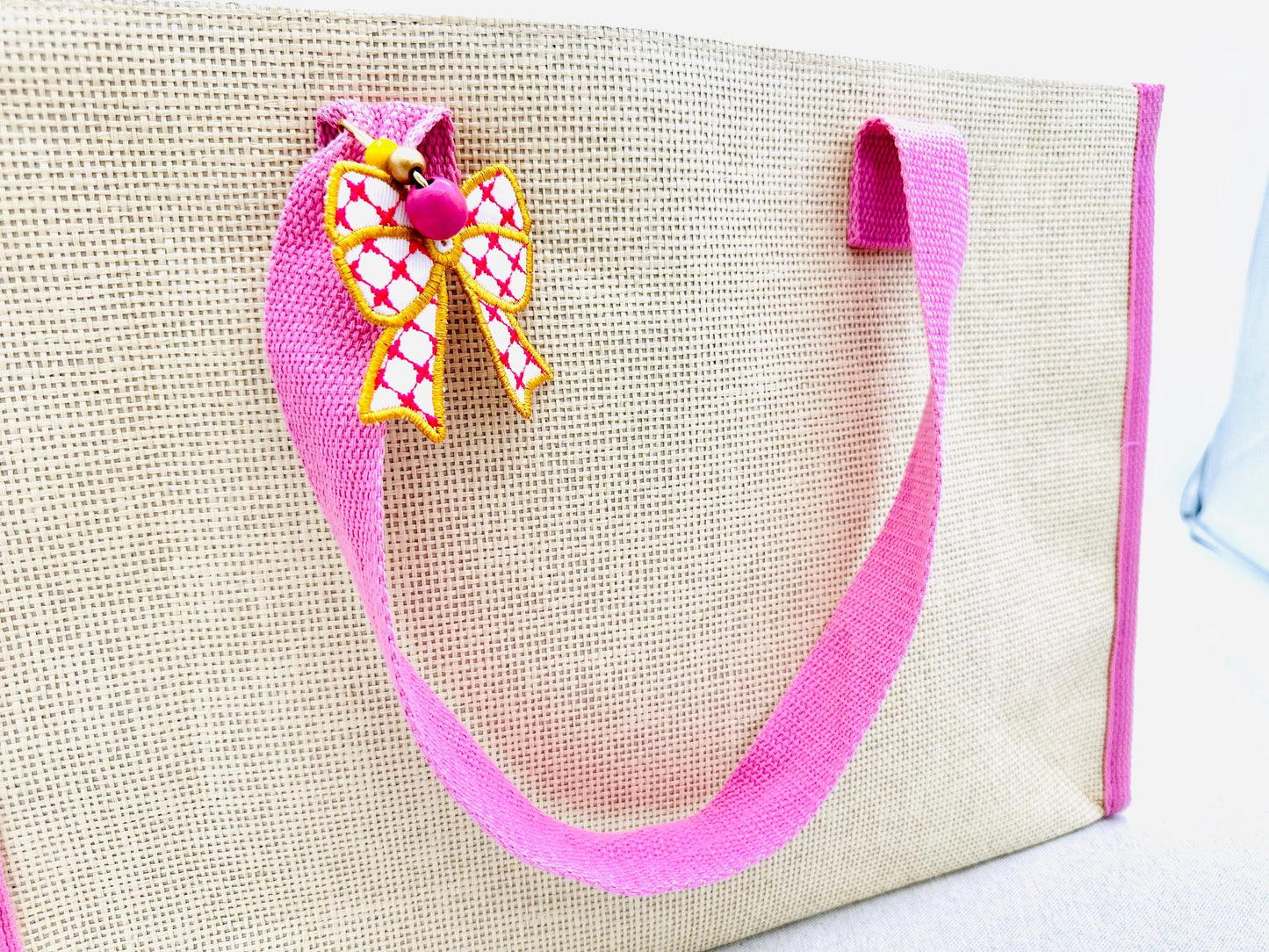 Chic Bow Bag Tag Charm