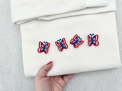 Patriotic Butterfly 3D