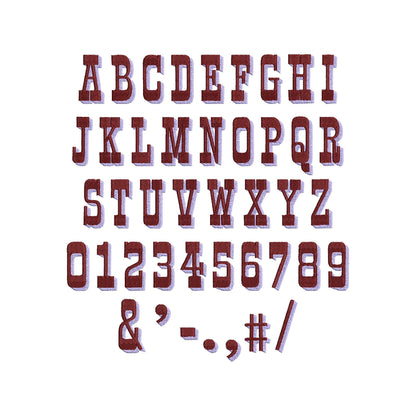 Varsity style Liberty Shadow Font