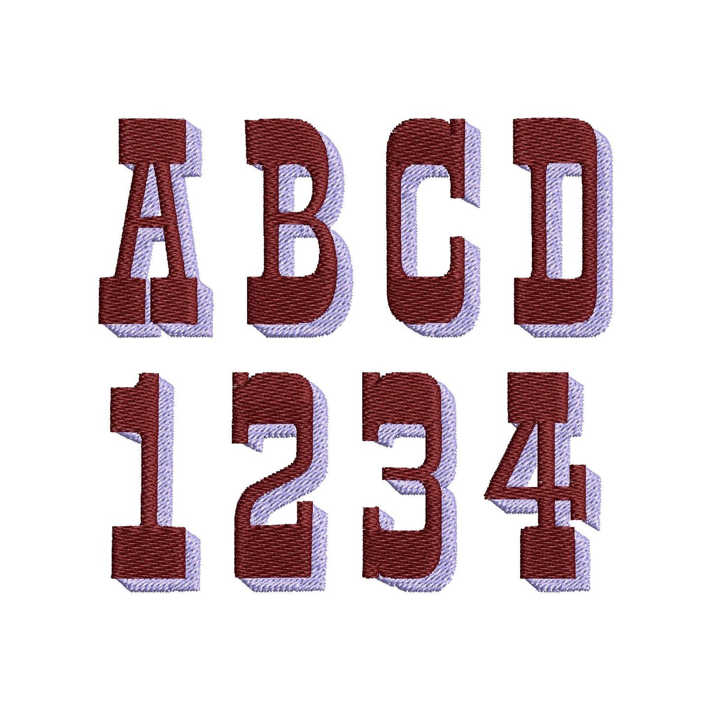 Varsity style Liberty Shadow Font