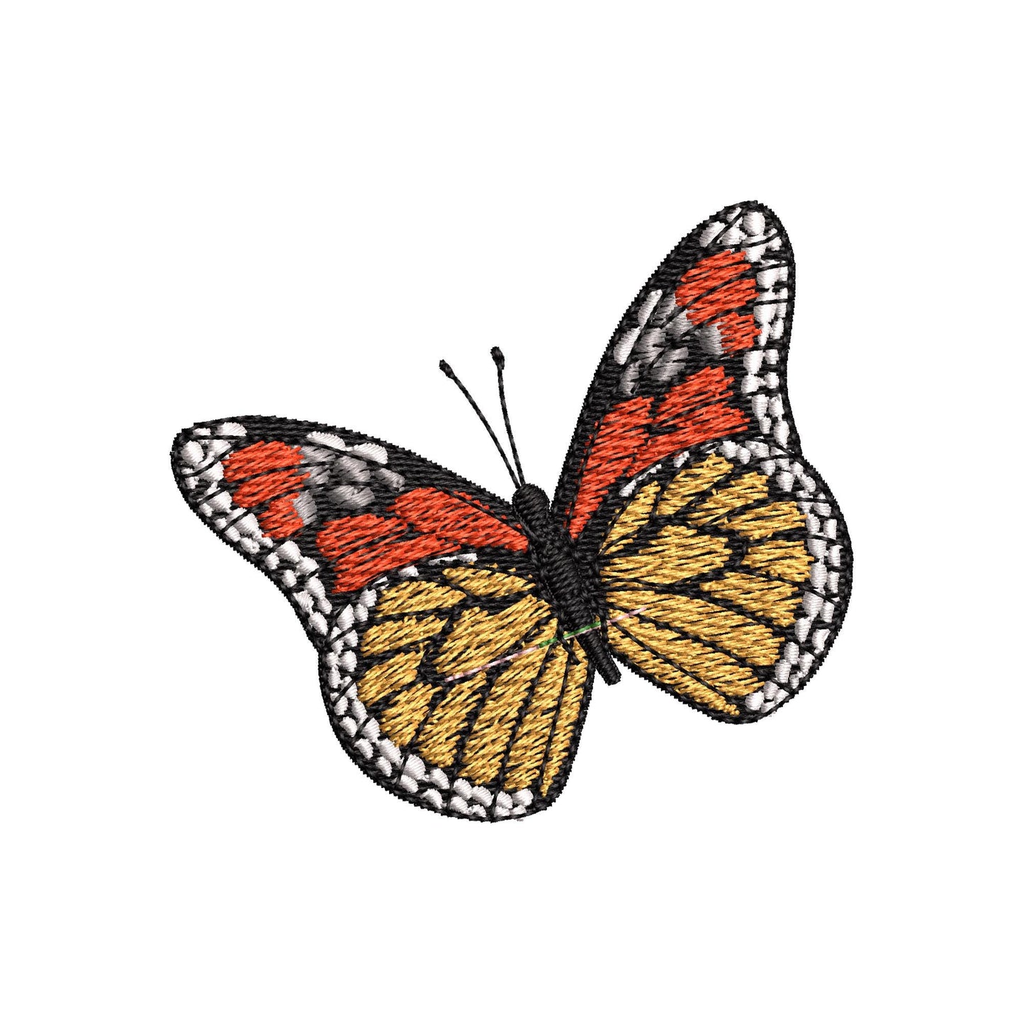 Flying Monarch Butterfly