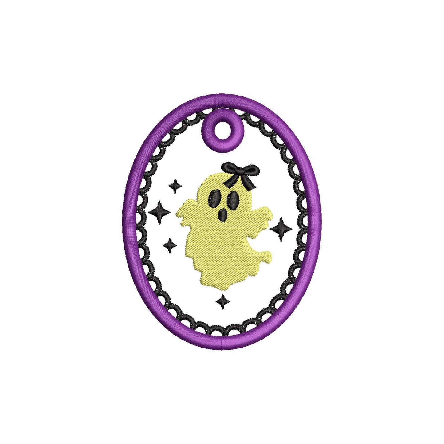 Pretty Baby Ghost Bag Tag Charm