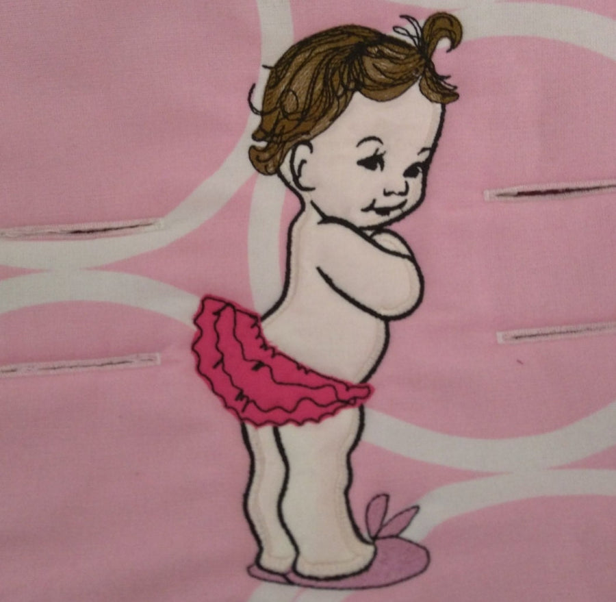 Little Girl Baby Machine Embroidery 4" 6" 7" 8" 5" 10" | PES DST JEF | Artapli