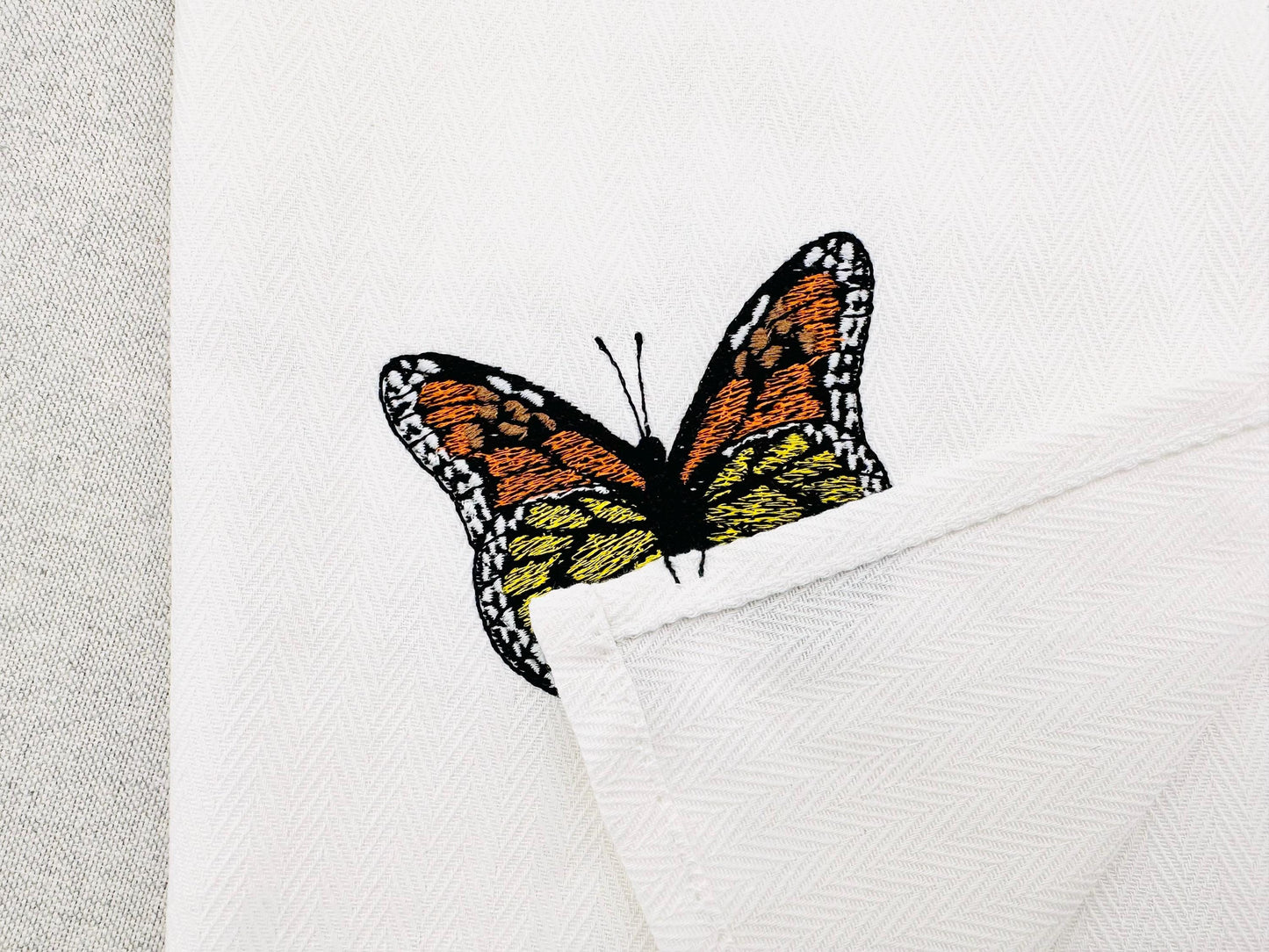 Flying Monarch Butterfly