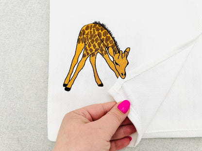 Playing Baby Giraffe