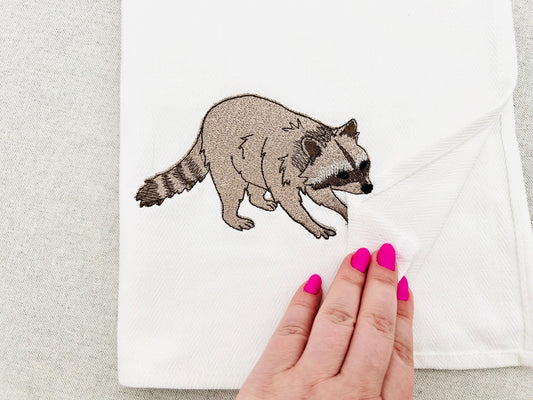 Playing Raccoon Cub