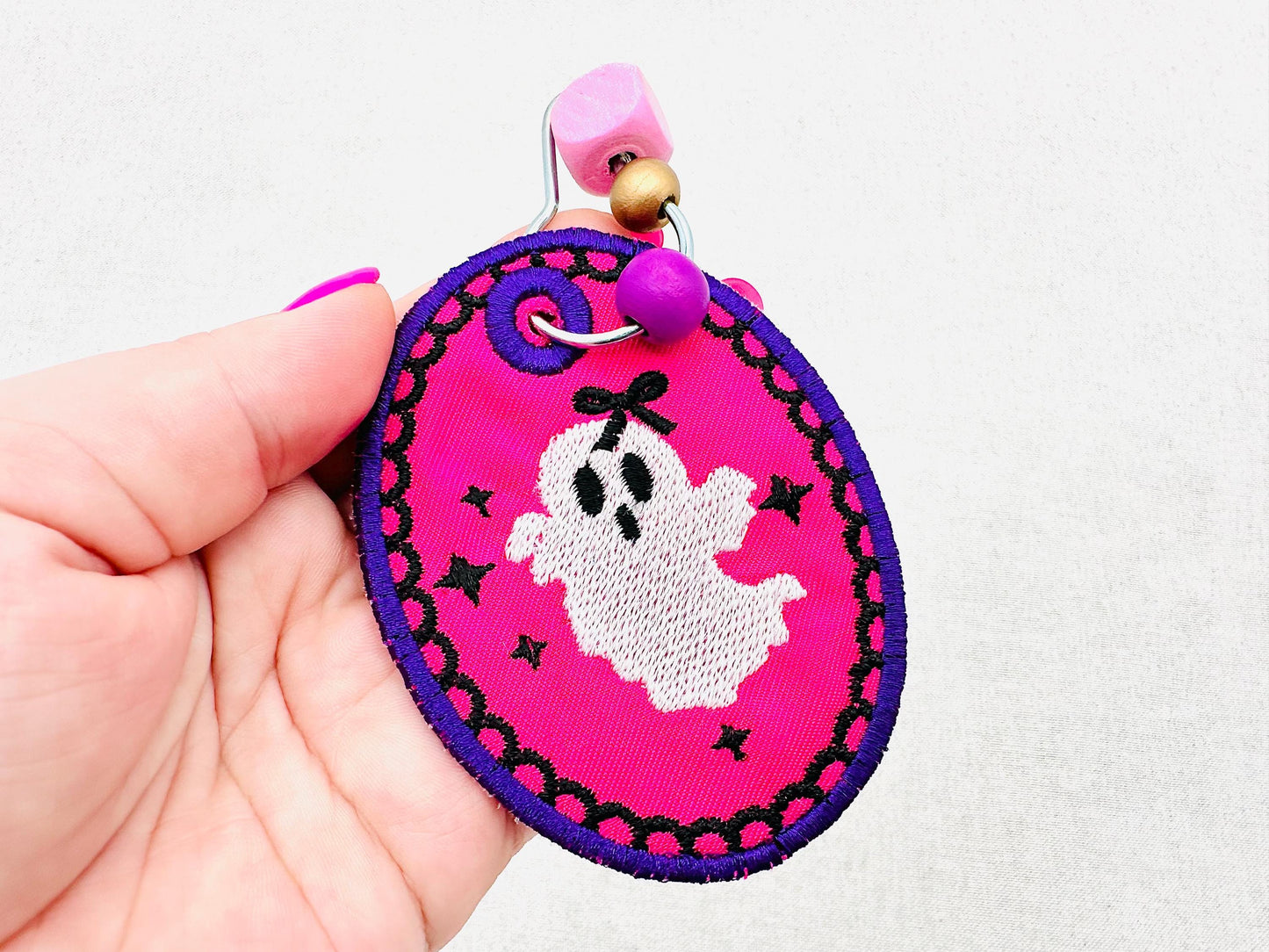 Pretty Baby Ghost Bag Tag Charm