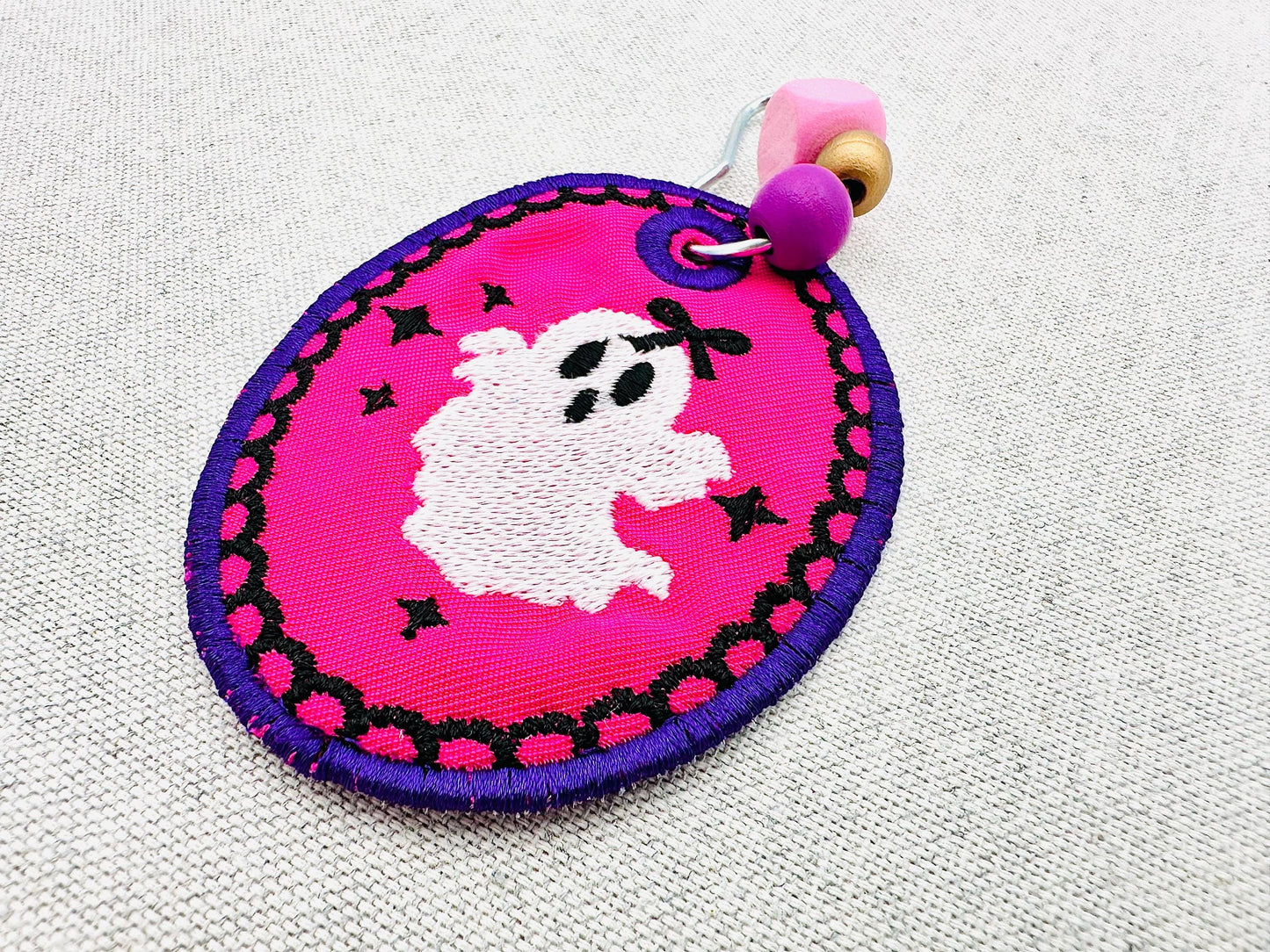 Pretty Baby Ghost Bag Tag Charm