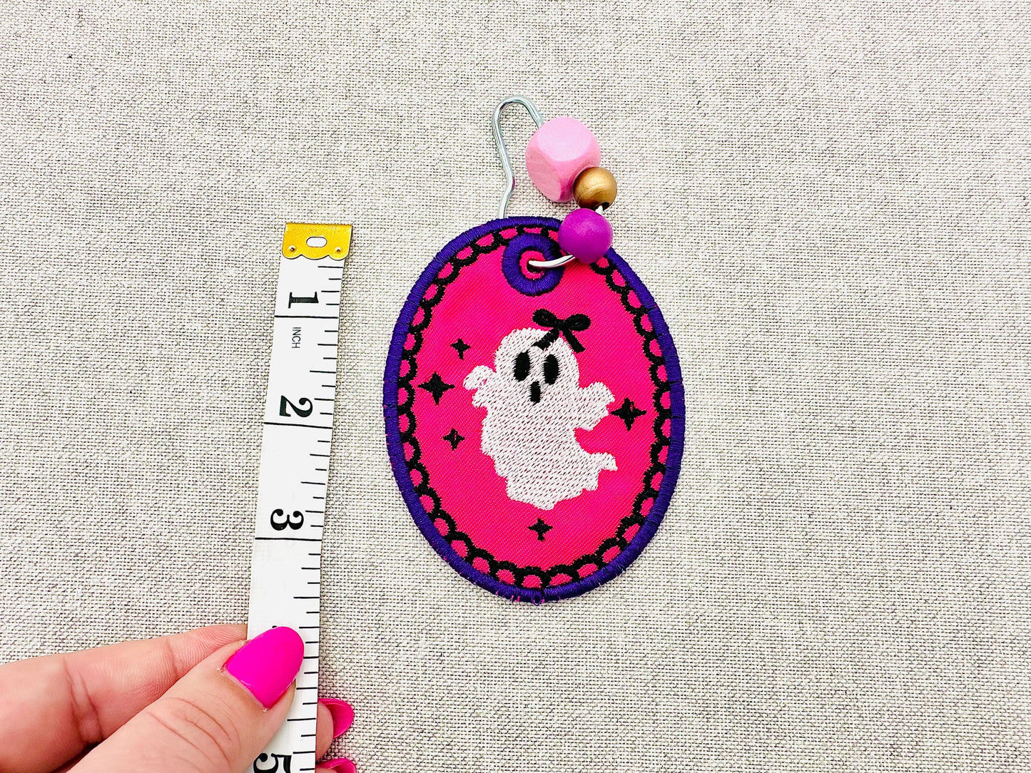 Pretty Baby Ghost Bag Tag Charm