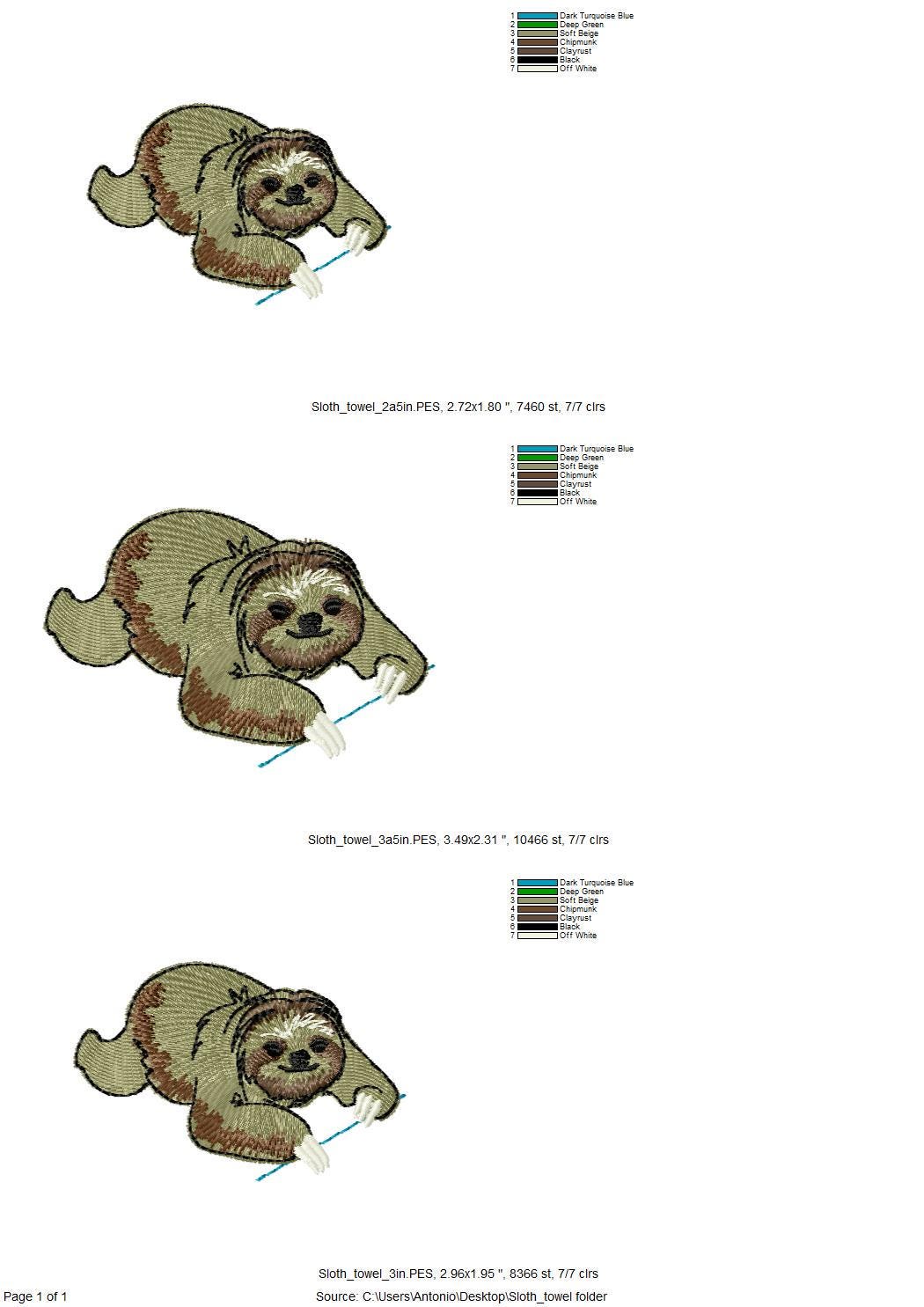 Playing Little Sloth