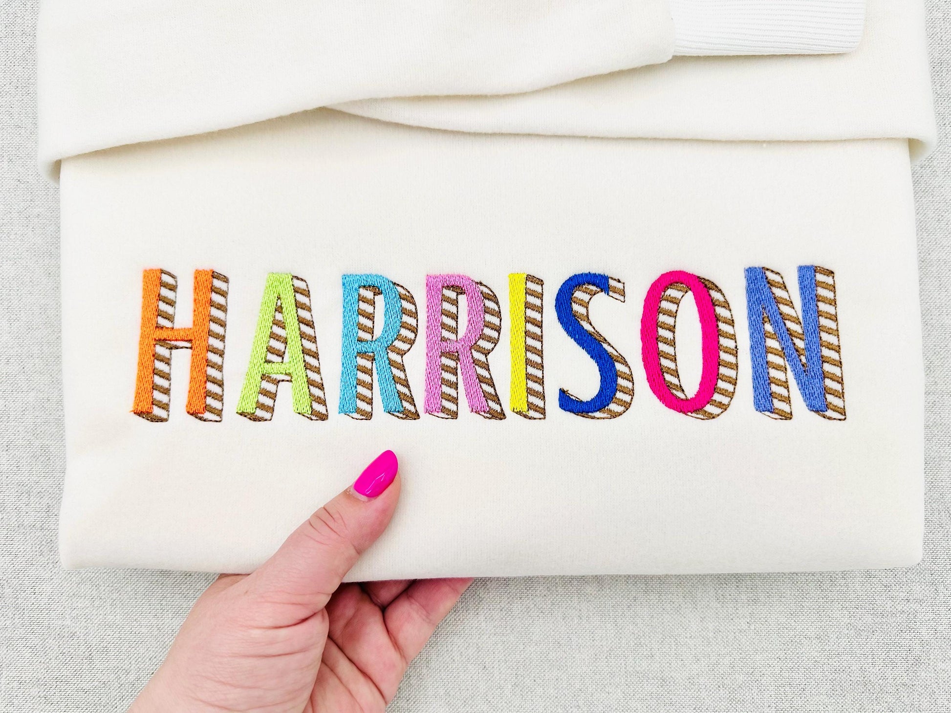 Striped Shadow FONT Crystal fill stitch Alphabet narrow block Monogram machine embroidery designs sizes