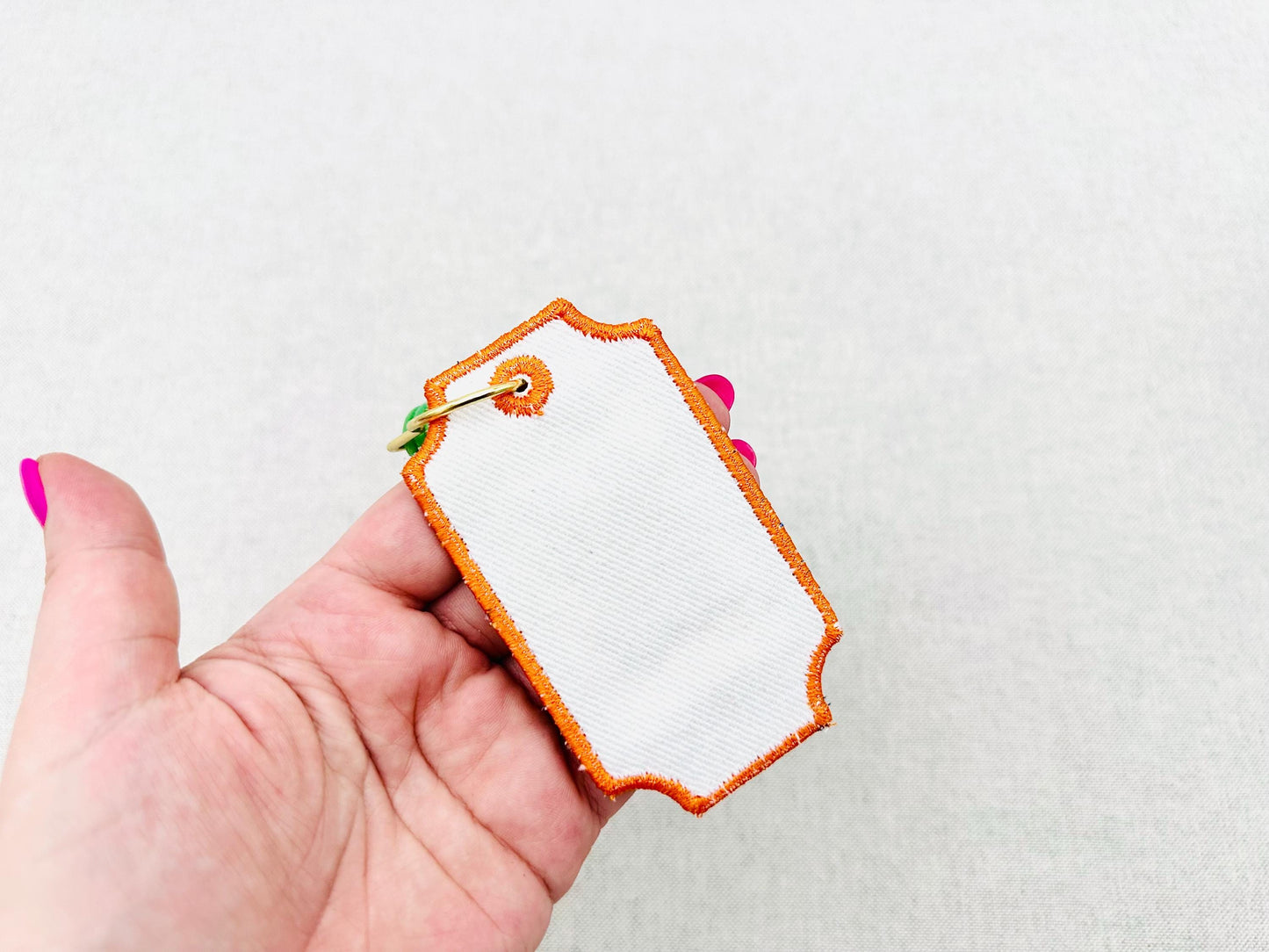 Old-fashioned Bag Tag Charm
