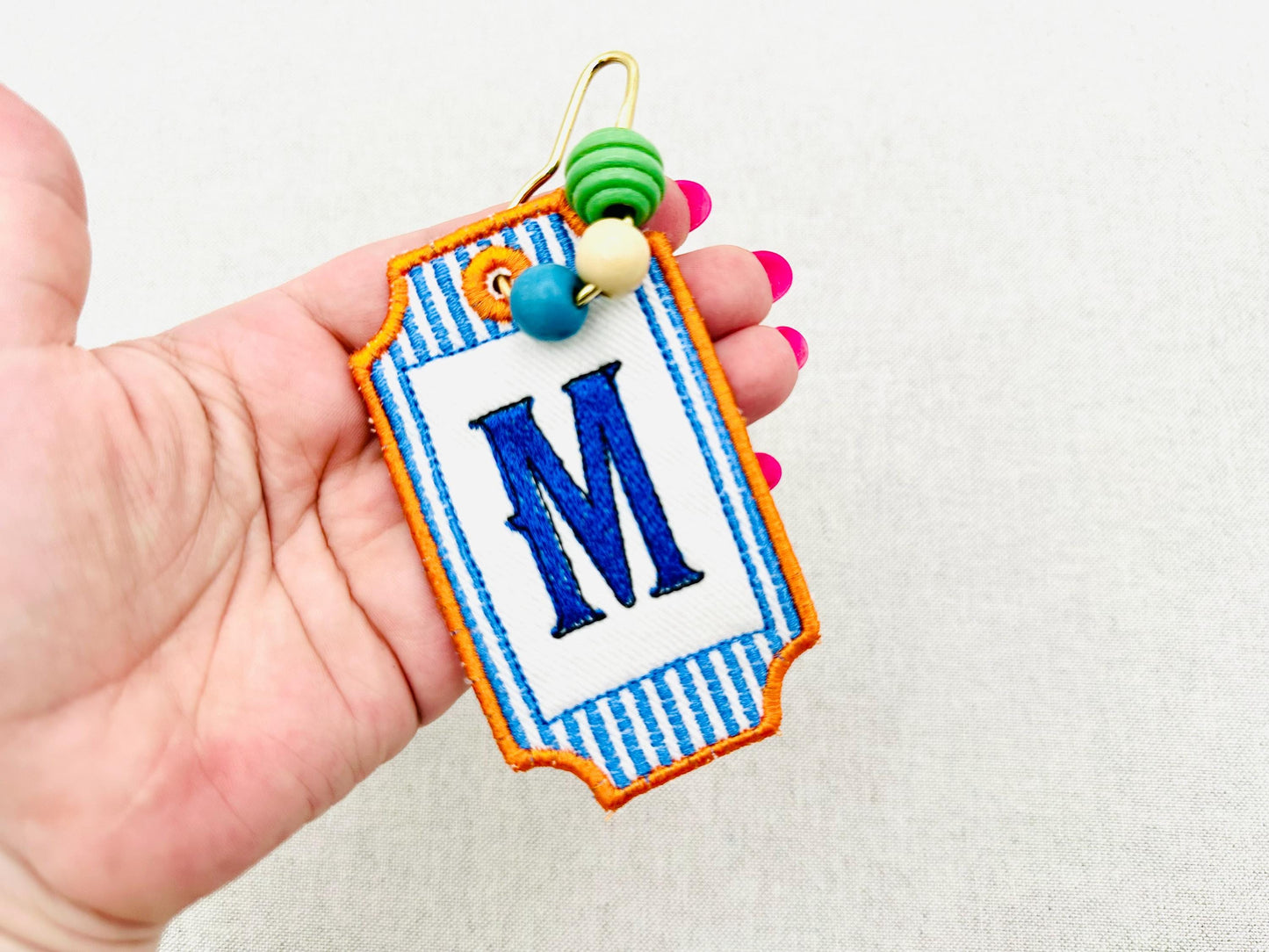 Old-fashioned Bag Tag Charm