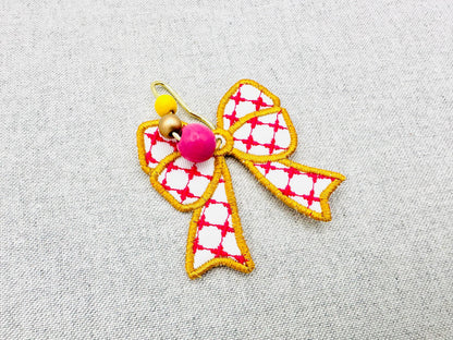 Chic Bow Bag Tag Charm