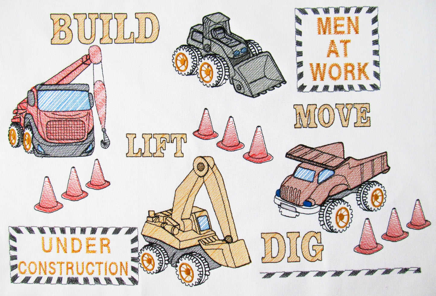 Builder Construction Equipment Big Set