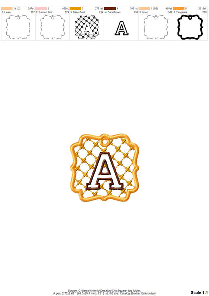 Chic Fashion Bag Tag Charm