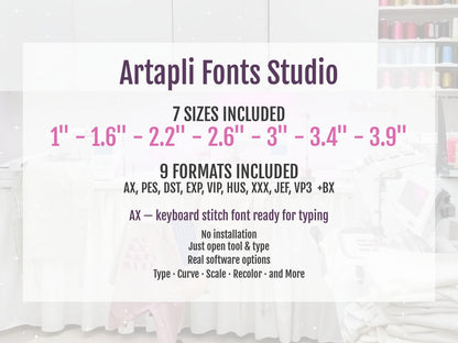 Striped Shadow Font Crystal