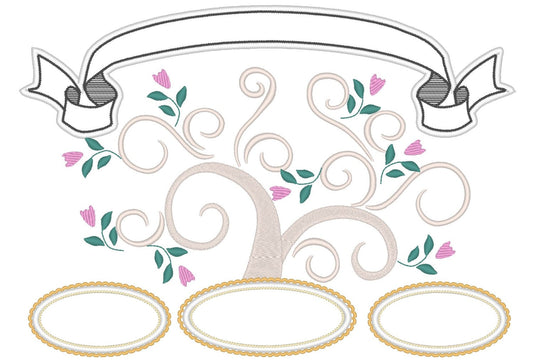 Fancy Romantic Family Tree Set