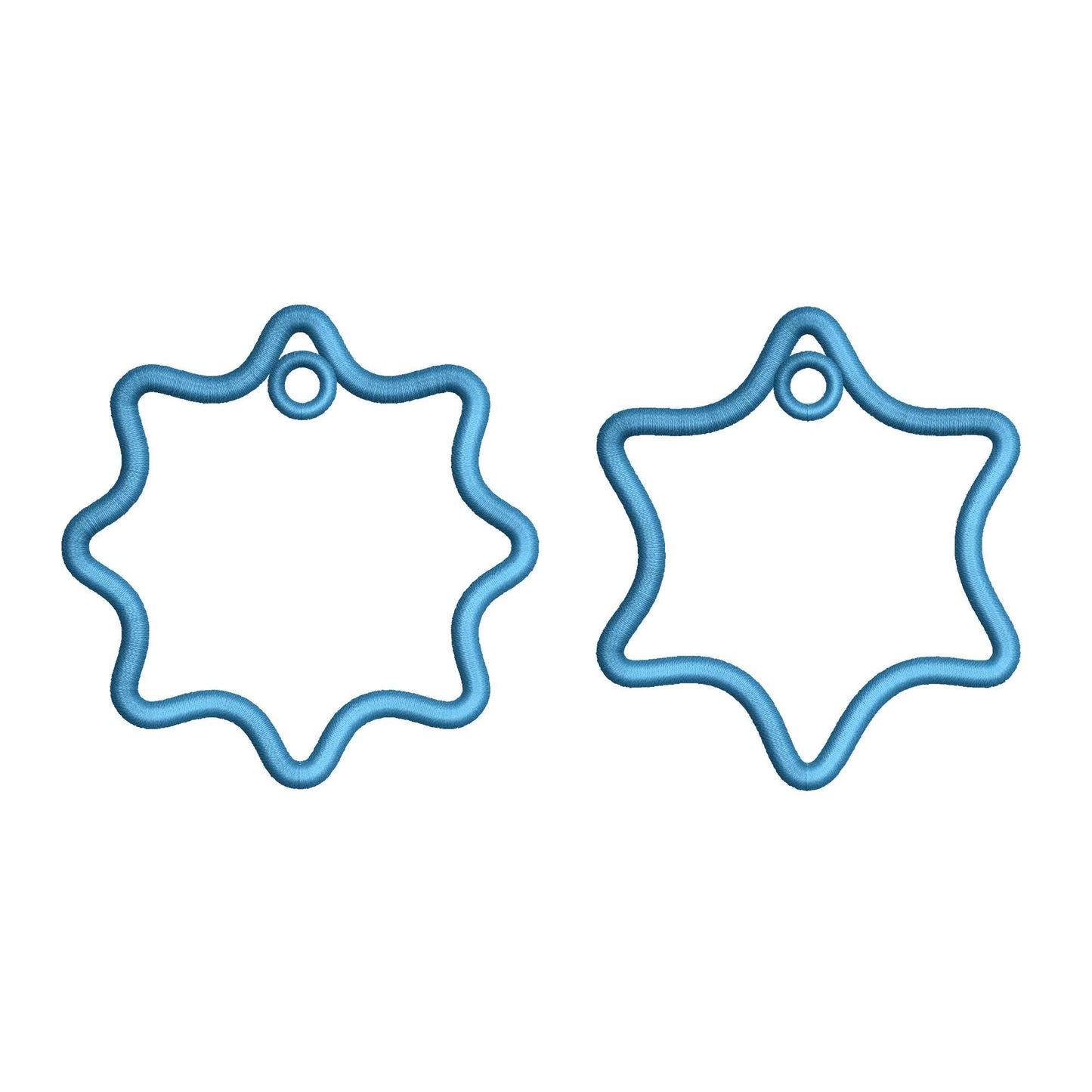 Star Bag Tag Charm SET of 2
