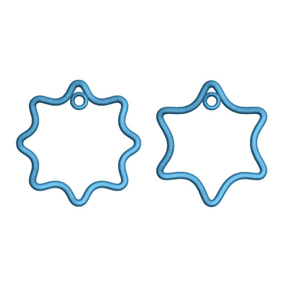 Star Bag Tag Charm SET of 2