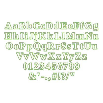 Applique Font Tilda
