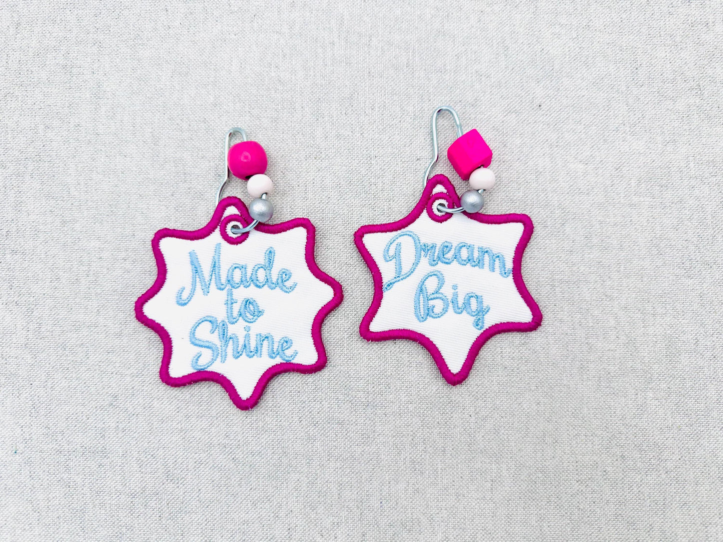 Star Bag Tag Charm SET of 2