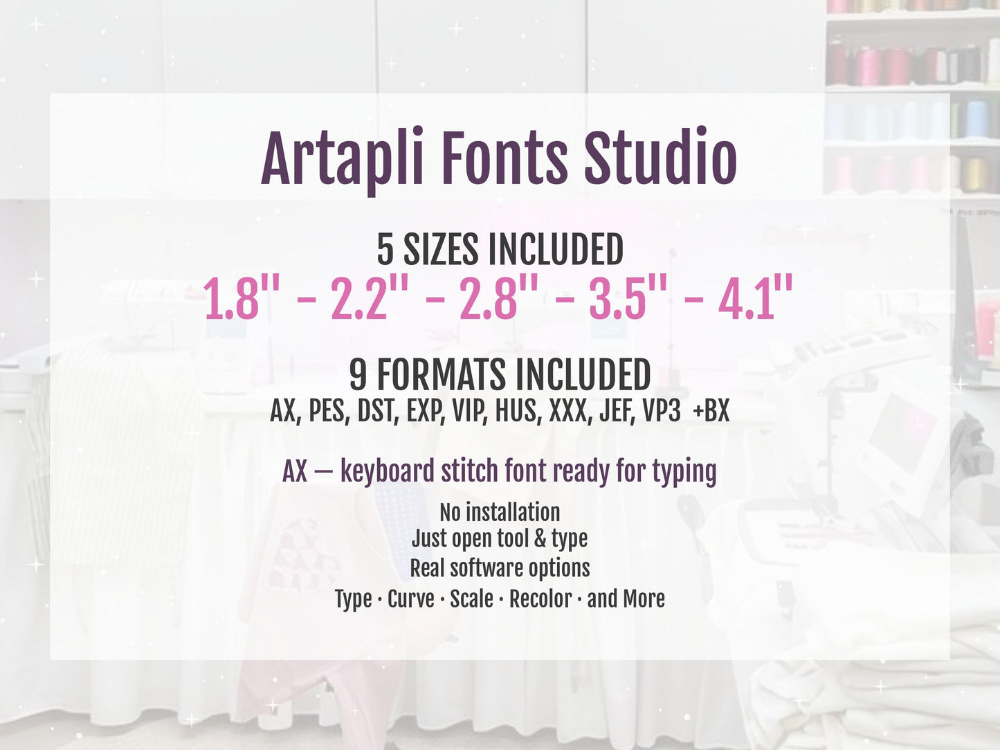 Applique Font Meadow Pop