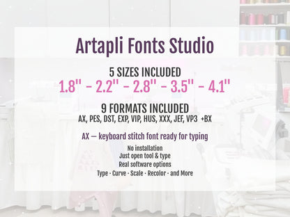 Applique Font Meadow Pop
