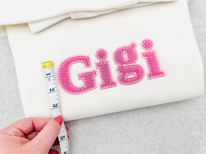 Applique Font Tilda