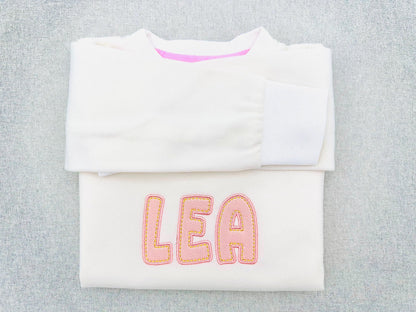 Applique Font Meadow Pop