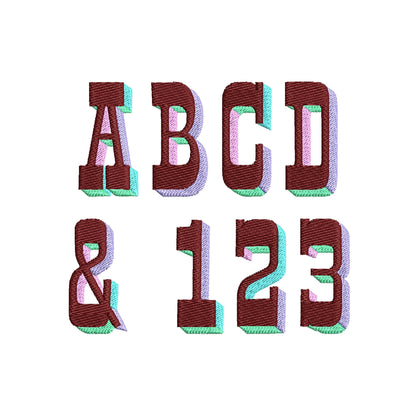 Western Split Shadow Font