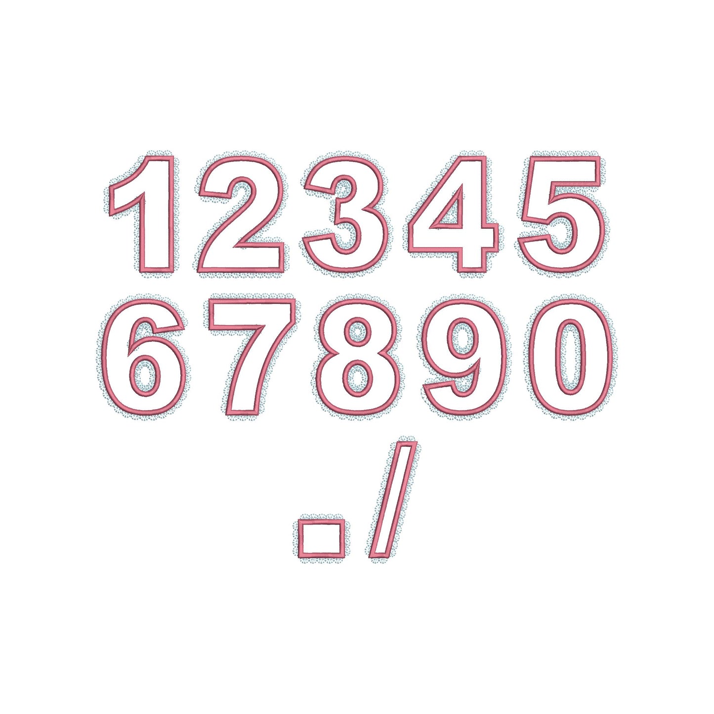 Girly Lace Birthday Numbers