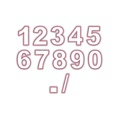 Girly Lace Birthday Numbers