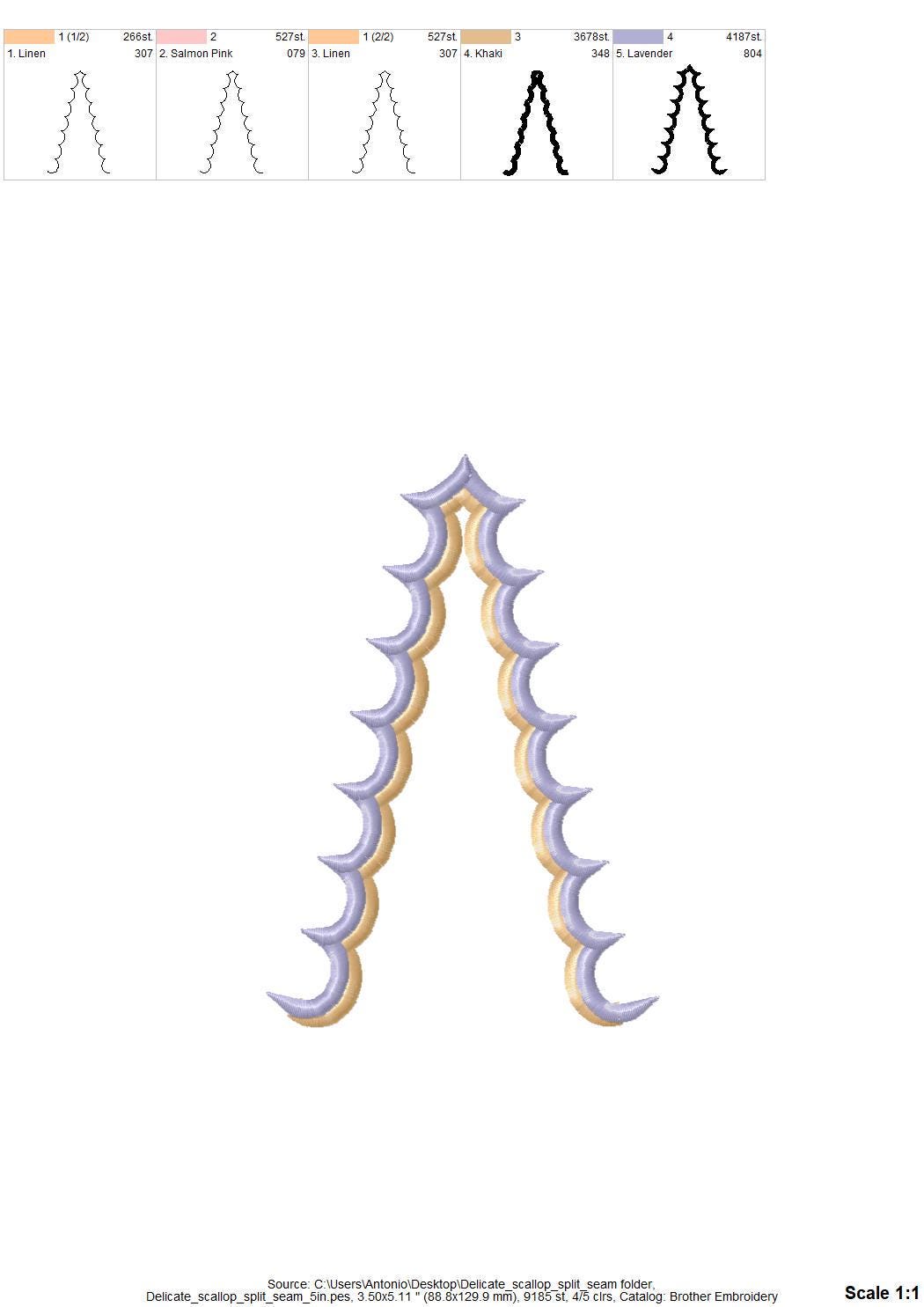 Delicate Split Side Seam