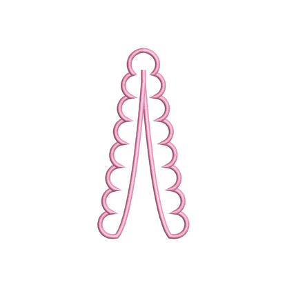 Scalloped Split Side Seam