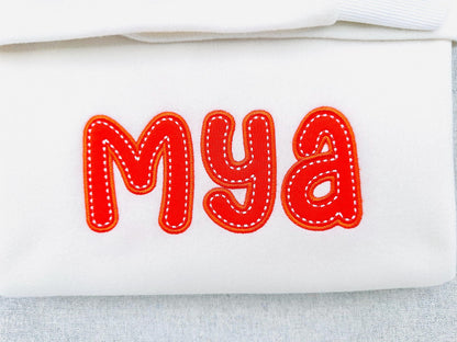 Applique Font Molly