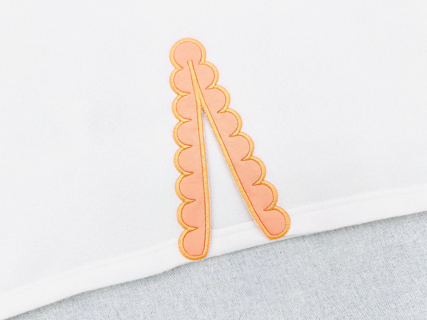 Scalloped Split Side Seam