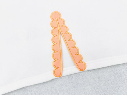 Scalloped Split Side Seam