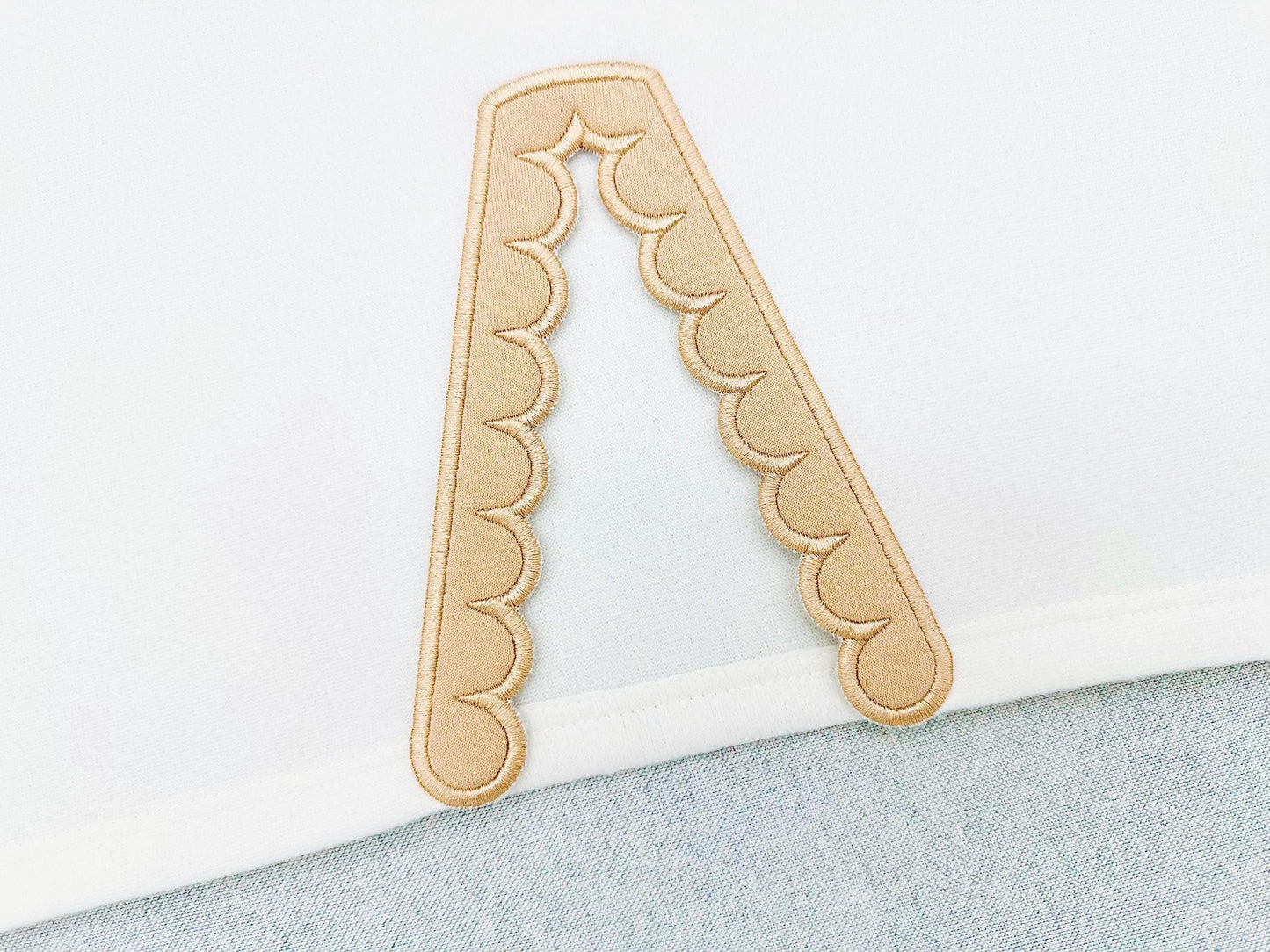 Scalloped Split Side Seam Cutout