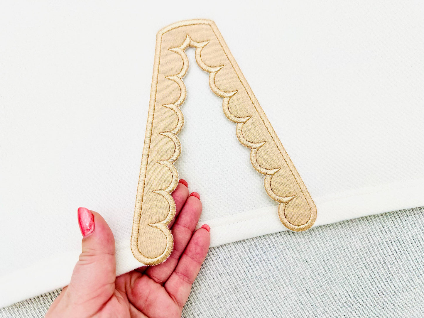 Scalloped Split Side Seam Cutout